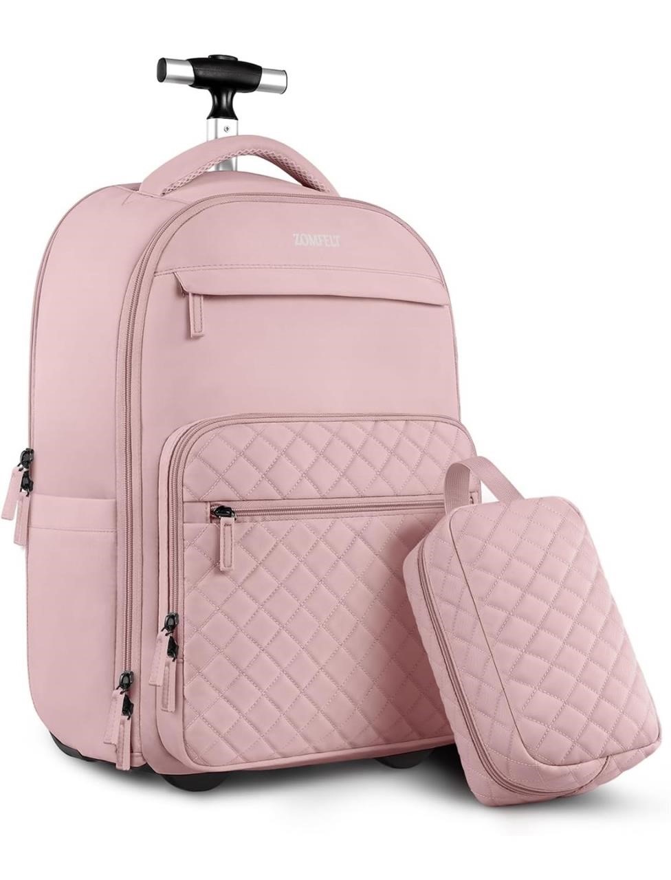 $80 ZOMFELT Rolling Backpack for Women, Travel