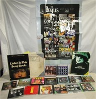 15 CD's (All Accounted For) & Beatles Music Books