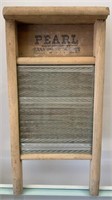 Vintage Pearl Glass Washboard - Montreal Canada