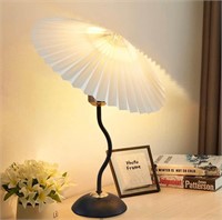 Pleated Small Table Lamp