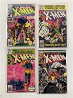 Marvels Uncanny X-men Lot Nos.136-139 1980
