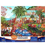 New Sealed Mega Deluxe 1500 Piece Jigsaw Puzzle: