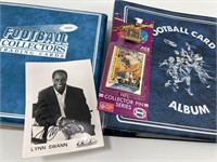 NFL Football Cards, Collectors Pin & Autographs