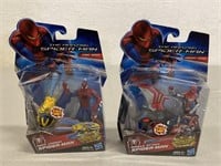 2 The Amazing Spider-Man Hasbro Action Figures