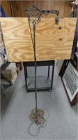 Ornate Cast Iron Floor Lamp