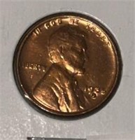 1935-S LINCOLN WHEAT BACK CENT *RED / UNCIRCULATED