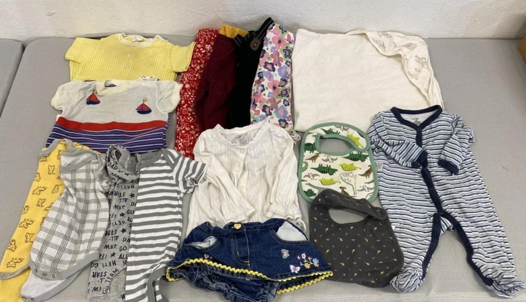 Lot Of Baby Clothes Assorted Brands & Sizes