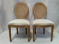 Alguer Living Two Chair Set Romantic Style Lined