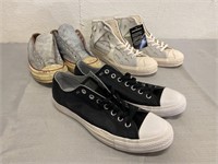 3 Pairs OF Converse Shoes Size 10.5