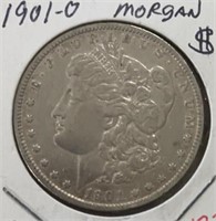 1901-O MORGAN SILVER DOLLAR (90% SILVER) (VF)