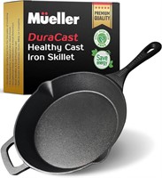 Mueller Cast Iron Skillet 10-inch