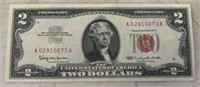 SERIES 1953 "RED SEAL" $2.00 BILL (UNCIRCULATED)