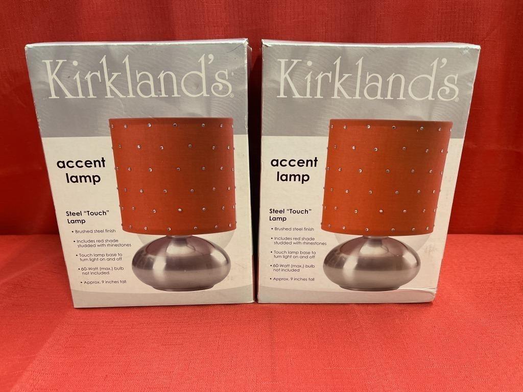 Lot of 2- Kirkland Small Accent Lamps