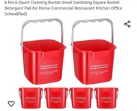 MSRP $40 6 Pack Cleaning Buckets