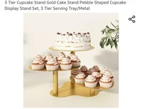 MSRP $45 3 Tier Gold Cake Stand