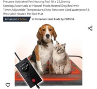 MSRP $35 Pressure Activated Pet Heating Pad