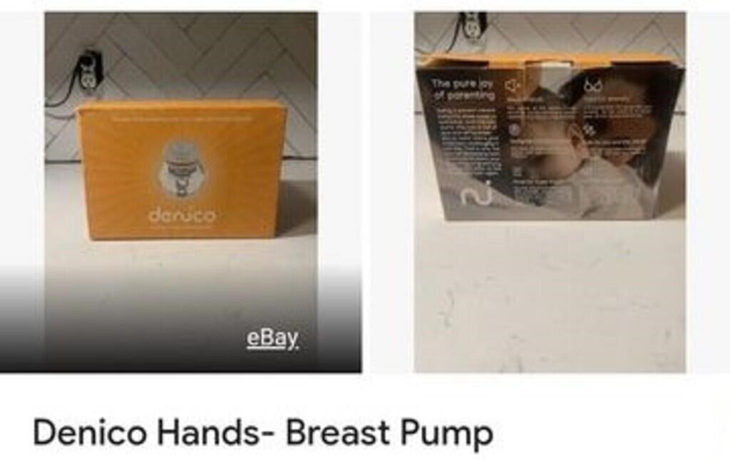 MSRP $35 Denico Hands Free Breast Pump