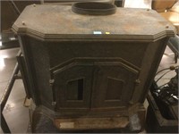 Vintage Cast Iron/Metal Wood Stove - approx. 3ft