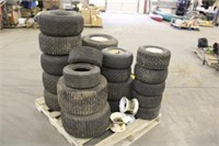 Assorted Lawn Tractor Tires & Rims