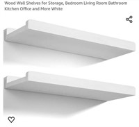 MSRP $24 Wood Wall Shelves