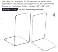MSRP $10 Acrylic Book Ends
