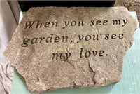WHEN YOU SEE MY GARDEN, YOU SEE MY LOVE