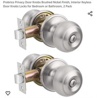 MSRP $20 Set 2 Privacy Door Knobs