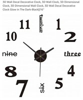 MSRP $18 Create Clock Wall Decals
