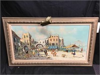 Signed Mastri (Nastri) Painting On Board. 32.5x52
