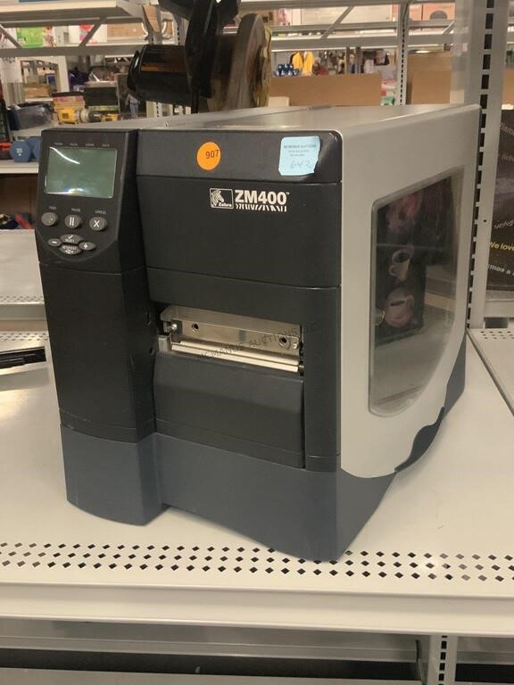 Zebra zm400 Thermal Label Printer - Untested