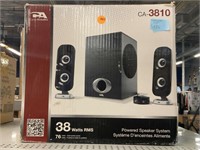 Cyber acoustics ca-3810 powered speaker system in