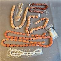 Natural Stone Beads -Carnelian, etc.