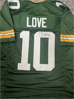 Packers Jordan Love Signed Jersey with COA
