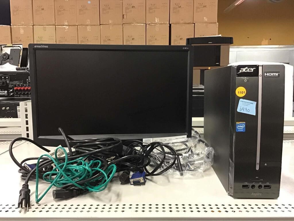Acer Aspire PC, Monitor and more