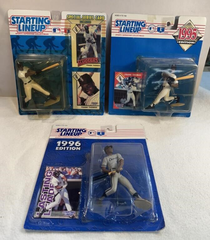 Lot Of 3 90s Frank Thomas Starting Lineup Figures