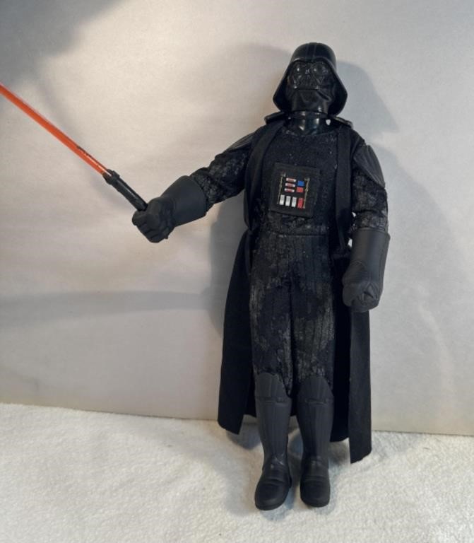 Vintage Darth Vader Figure W/lightsaber