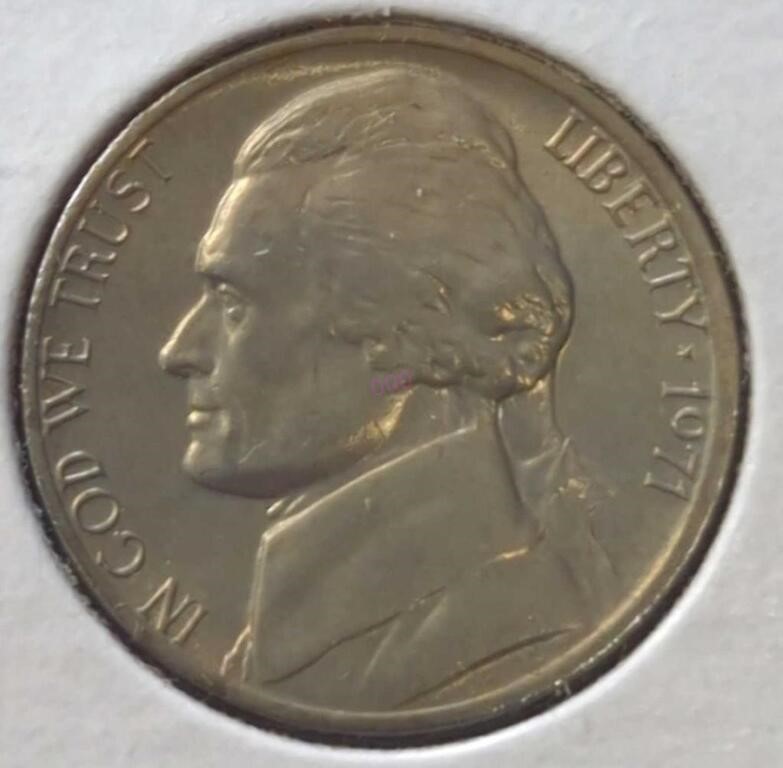Uncirculated 1971 Jefferson nickel