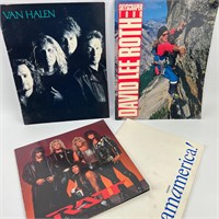 1980s Concert Tour Programs - Van Halen and More