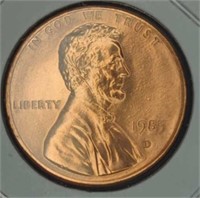 Uncirculated 1985 d. Lincoln penny