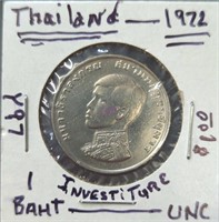 Uncirculated 1972 Thailand coin