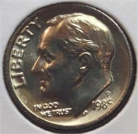 Mint uncirculated 1985 p. Roosevelt dime