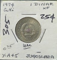 Uncirculated 1974 Yugoslavian coin