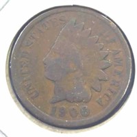 1900 Indian penny