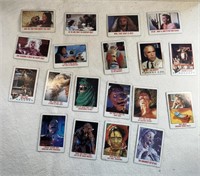 Lot Of 19 Vintage Horror Movie Trading Cards