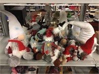 Gnome and Reindeer Plush Decorations