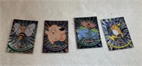 Lot Of 4 1999 Topps Pokémon Cards