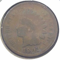 1903 Indian penny