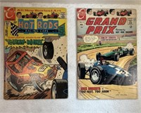 Lot Of 2 Charlton Grand Prix Comics