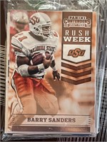 Unsearched lot of Barry Sanders Football Cards
