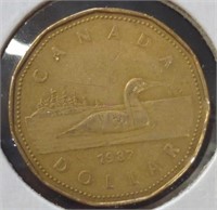 1987 Canada $1 coin